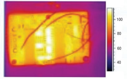 Thermal infrared image Example of a thermal infrared image