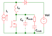 Resistor-capacitor snubber configuration Image of resistor-capacitor snubber configuration