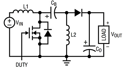 Linear Technology SEPIC-switching-voltage-regulator topology Image of Linear Technology SEPIC-switching-voltage-regulator topology