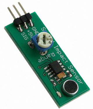 Parallax Sound Impact sensor Image of Parallax Sound Impact sensor