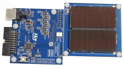 A good example of MPPT management is provided by the STEVAL-ISV021V1 energy harvesting evaluation kit from STMicroelectronics for solar cell and TEG applications. (Source: STMicroelectronics) A good example of MPPT management is provided by the STEVAL-ISV021V1 energy harvesting evaluation kit from STMicroelectronics for solar cell and TEG applications. (Source: STMicroelectronics)