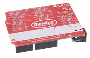 Adafruit DigiKey Metro board underside Image of Adafruit DigiKey Metro board underside