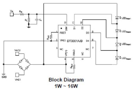 Seoul Semiconductor DT3001B Diagram of Seoul Semiconductor DT3001B
