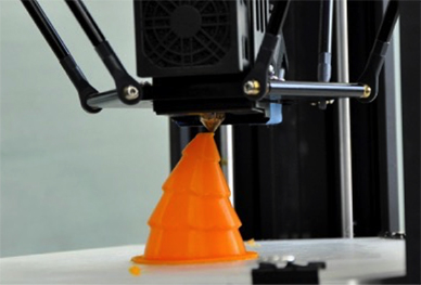 An optimal orientation for printing minimizes overhanging material Image of optimal orientation for printing minimizes overhanging material