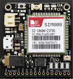 Adafruit’s FONA 808 Image of Adafruit’s FONA 808