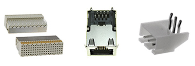 Examples of items that would terminate to holes placed in the board they mounted to Image of examples of items that would terminate to holes placed in the board they mounted to