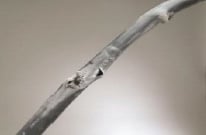 Damaged wires and cables Image of damaged wires and cables