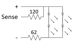 Microwave oven LED module schematic Image of microwave oven LED module schematic
