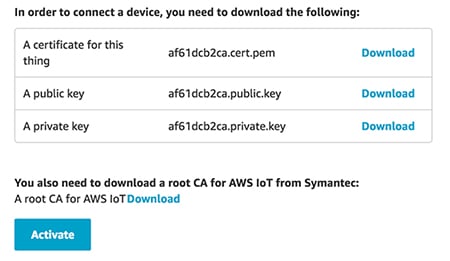 Creating a certificate and then a key Image of creating a certificate and then a key