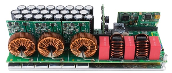 Texas Instruments’ TIDA-01604 Reference Design for a HEV/EV Onboard Charger Imagen del diseño de referencia TIDA-01604 de Texas Instruments para un cargador en placa de HEV/EV