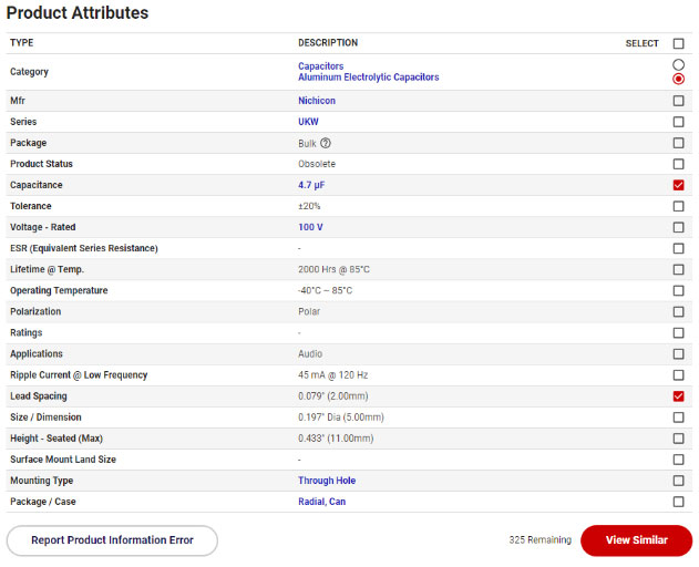 Five Convenient Ways to Locate a Cross, Sub, or Replacement on DigiKey's Website