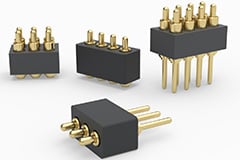 854/855 Series Low Profile, Miniature Spring-Loaded Contacts Image of Mill-Max's 854/855 Series Low Profile, Miniature Spring-Loaded Contacts