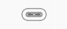 USB Type-C connector Image of USB Type-C connector