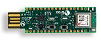 u-blox's USB-NORA-W256AWS ExpressLink Evaluation Kit Imagen del kit de evaluación USB-NORA-W256AWS ExpressLink de u-blox