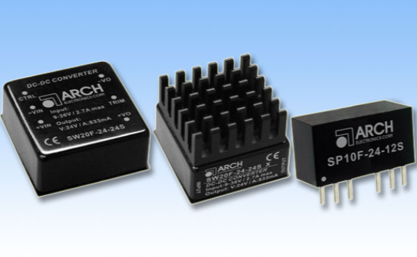 ARCH Electronics' ITE DC-DC Power Converter - Board-Mount Image of ARCH Electronics' ITE DC-DC Power Converter - Board-Mount