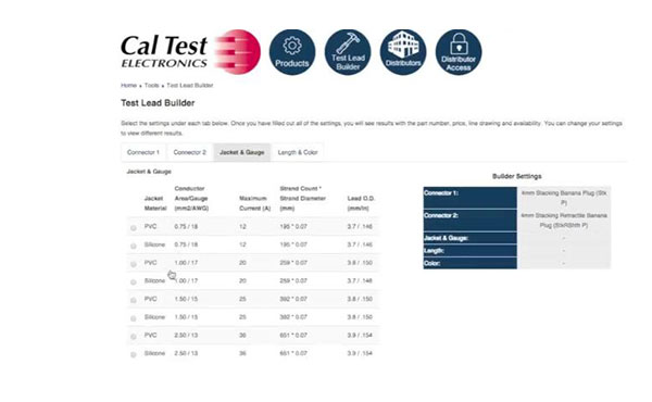 Cal Test Lead Builder Image of Cal Test Lead Builder