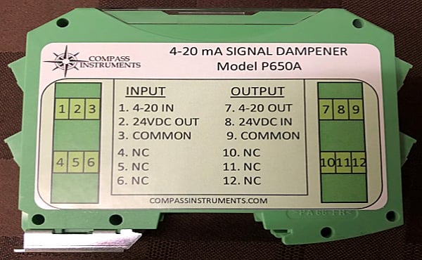 Compass Instruments' Model 650A Analog Dampener (Filter) Image of Compass Instruments' Model 650A Analog Dampener (Filter)