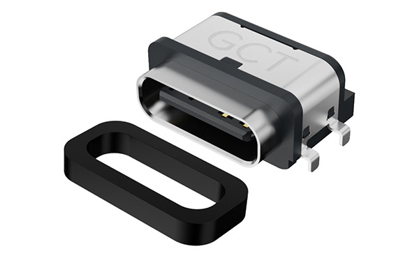 GCT's USB4715 6-Pin Mid-Mount USB Type-C® Image of GCT's USB4715 6-Pin Mid-Mount USB Type-C®