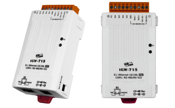 ICP DAS USA Inc. TGW-715 Modbus TCP to RTU/ASCII Gateway Image of ICP DAS USA Inc. TGW-715 Modbus TCP to RTU/ASCII Gateway