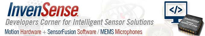Developers Corner Image of InvenSense Developers Corner