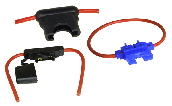 MPD's In-line Blade and Cartridge Fuse Holders Image of MPD's In-line Blade and Cartridge Fuse Holders