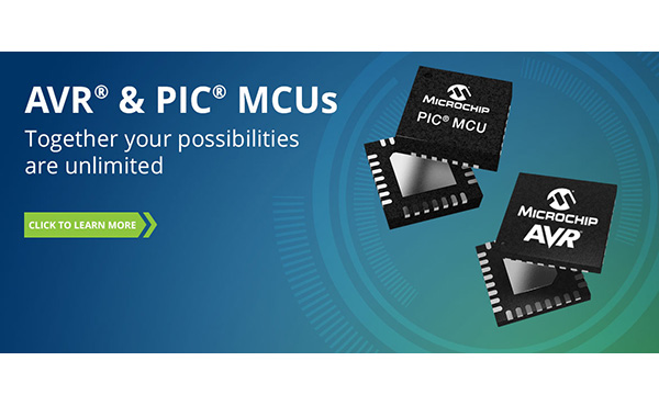Microchip's PIC® & AVR® MCUs Image of Microchip's PIC® & AVR® MCUs