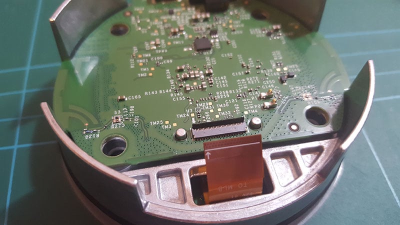 Remove the ribbon cable Remove the ribbon cable