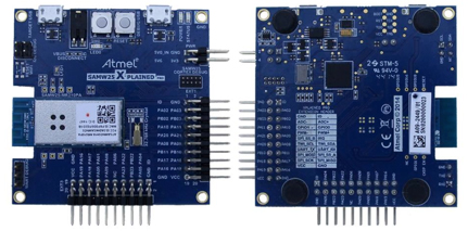 Atmel SAMW25-XPRO Evaluation Kit Hardware.