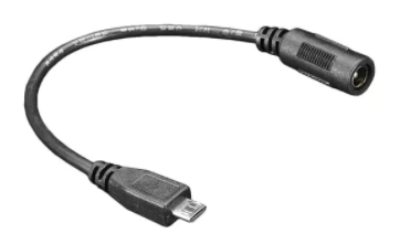 Imagen del adaptador de cable jack a micro USB A 2727 de Adafruit