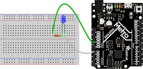 Image of Metro M0 Express board's A0 analog output