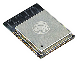 Imagen del módulo ESP-WROOM-32 Wi-Fi-BT-BLE MCU de Espressif Systems