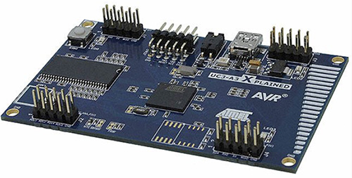 Image of Atmel AT32UC3A3 UC3-A3 XPLD AVR®32 MCU 32-Bit AVR Embedded Evaluation Board