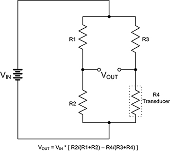 Diagram of Wheatstone bridge