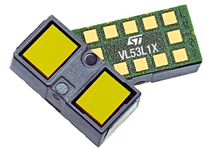Image of STMicroelectronics’ third generation VL53L1CX sensor