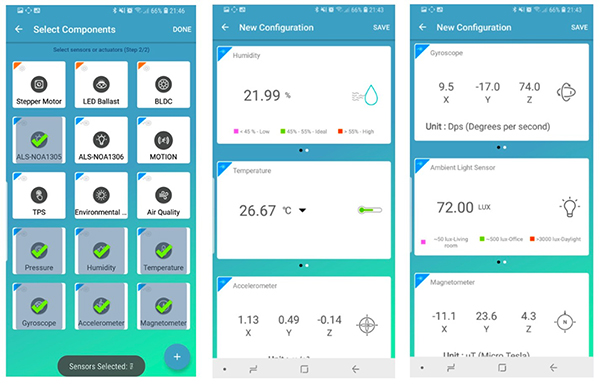 Image of ON Semiconductor RSL10 Sense and Control mobile app