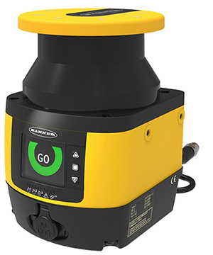 Image of Banner SX5-Series safety laser scanner
