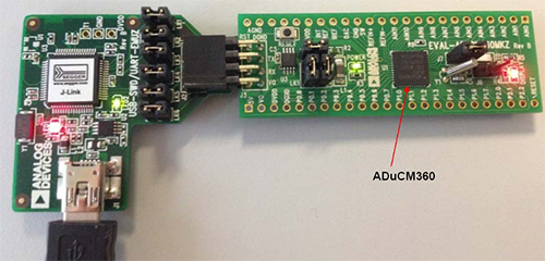 Image of Analog Devices EVAL-ADuCM360QSPZ evaluation kit