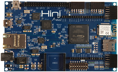 Image of HINJKIT MAX 10 FPGA development platform from Alorium