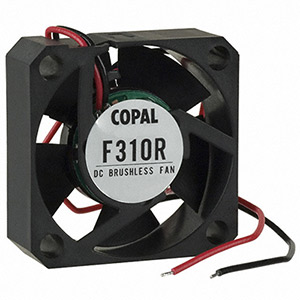 Image of Copal’s F310R-05LLC axial 5 VDC fan