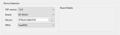 Image of device and software parameters