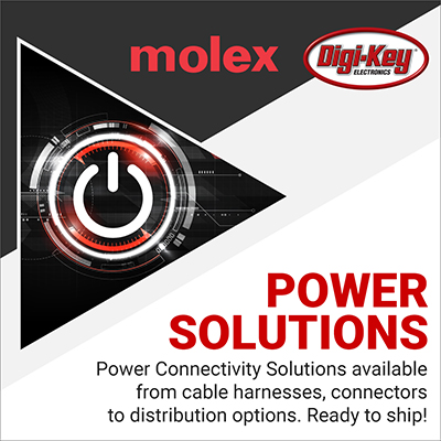 Imagen de las soluciones de alimentación de Molex y DigiKey 