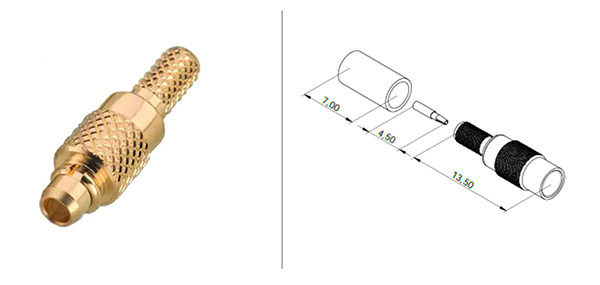 Image of Würth Elektronik 66046011210320 MMCX plug