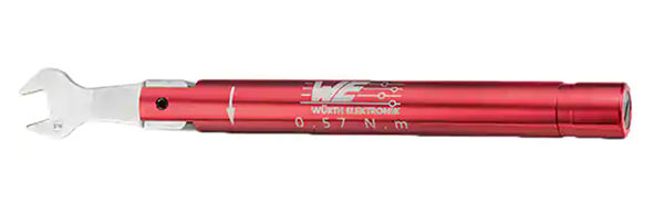 Image of Würth Elektronik 6006330101 WR-Tool ensures that the SMA connector threaded body