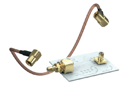 Image of SMB connectors are snap-on devices that are smaller than the SMA connectors