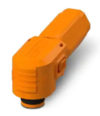 Image of cable connector half of the battery pole connector system
