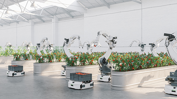 Image of wireless connectivity is key to coordinating material handling and collaborative robotic tasks