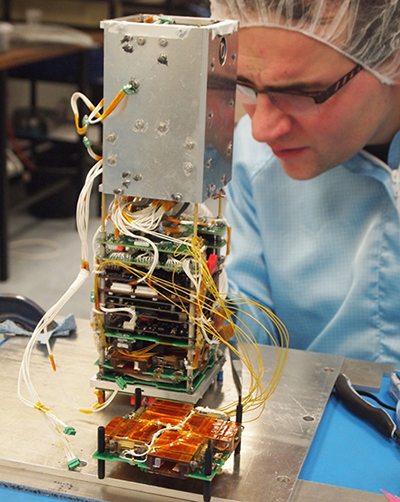 Image of Harwin CubeSat satellite design