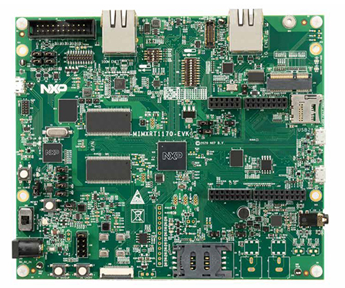 Image of NXP’s MIMXRT1170-EVK evaluation kit