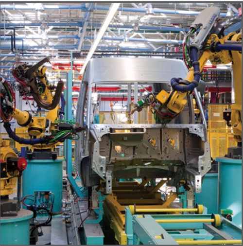 Image of robot work cells require vital safety systems