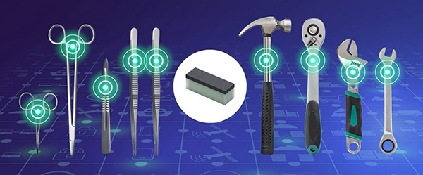 Imagen de la etiqueta RFID UHF RAIN on-metal LXTBKZMCMG-010 de Murata